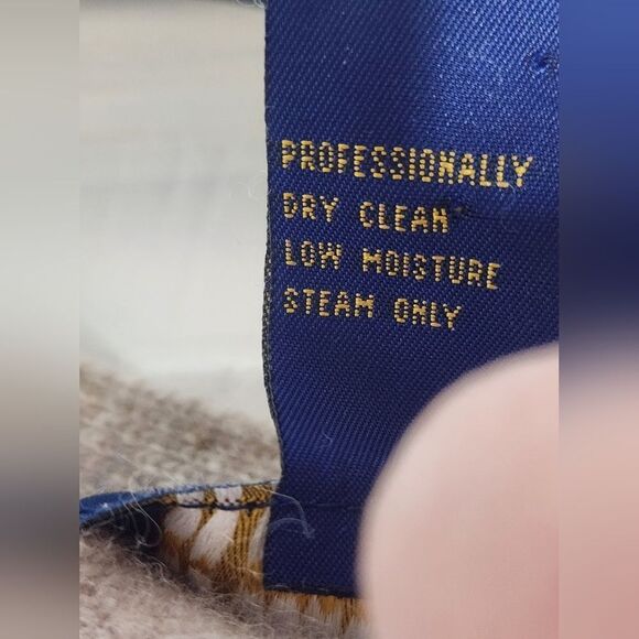 Charter Club Room M Beige 100% PURE WOOL Cable Knit Grandpa Style Men Cardigan - Picture 5 of 6